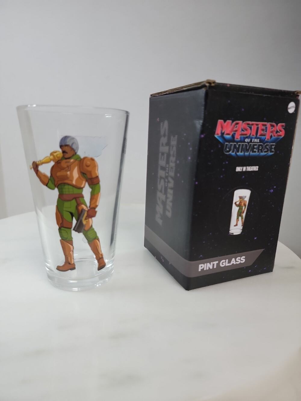 2026 Cinemark Masters Of The Universe MOVIE Pint Glass MAN-AT-ARMS MOTU